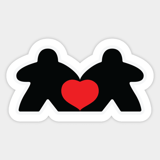 Meeple Love Sticker by RollForTheWin